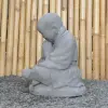 Artikelbild 3 des Artikels “Sitzender Mönch mit Namaste, ca. 50cm hoch “